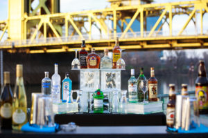 Full bar set up on Sacramento river