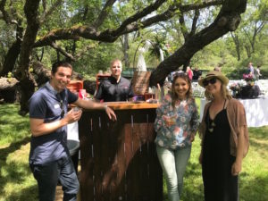 Country Chic bar for a wedding event